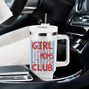 Girl Mom Club Tumbler With Handle Pregnancy Announcement First Time Mother's Day TS14 Print Your Wear