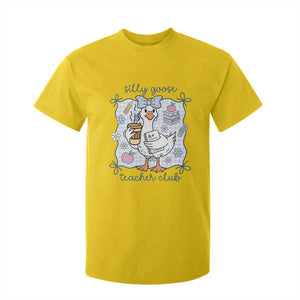 Silly Goose Teacher Club T Shirt For Kid Funny Back to School First Day TS14 Daisy Print Your Wear