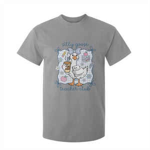 Silly Goose Teacher Club T Shirt For Kid Funny Back to School First Day TS14 Sport Gray Print Your Wear