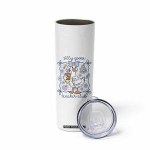 Silly Goose Teacher Club Skinny Tumbler Funny Back to School First Day TS14 Print Your Wear