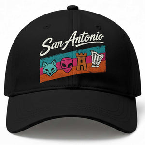 Funny Fox Alien Castle Harper Meme Baseball Cap San Antonio Texas Pride Sports Fan