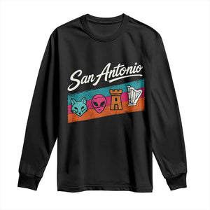 Funny Fox Alien Castle Harper Meme Long Sleeve Shirt San Antonio Texas Pride Sports Fan