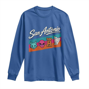 Funny Fox Alien Castle Harper Meme Long Sleeve Shirt San Antonio Texas Pride Sports Fan