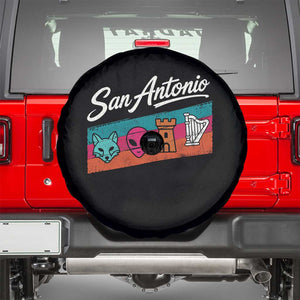 Funny Fox Alien Castle Harper Meme Spare Tire Cover San Antonio Texas Pride Sports Fan