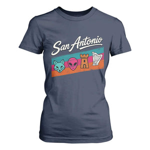 Funny Fox Alien Castle Harper Meme T Shirt For Women San Antonio Texas Pride Sports Fan