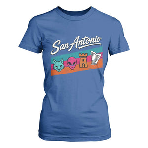 Funny Fox Alien Castle Harper Meme T Shirt For Women San Antonio Texas Pride Sports Fan