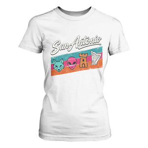 Funny Fox Alien Castle Harper Meme T Shirt For Women San Antonio Texas Pride Sports Fan
