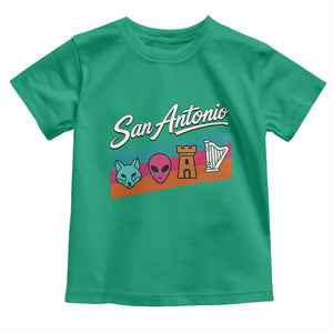 Funny Fox Alien Castle Harper Meme Toddler T Shirt San Antonio Texas Pride Sports Fan