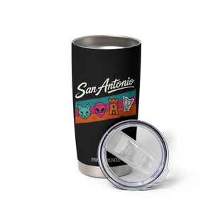 Funny Fox Alien Castle Harper Meme Tumbler Cup San Antonio Texas Pride Sports Fan