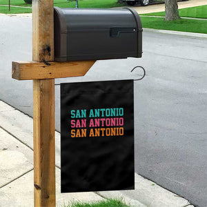 San Antonio Texas Pride Sports Fan Style Garden Flag TX Game Day San Antonio Texas Pride Sports Fan