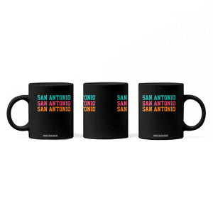 San Antonio Texas Pride Sports Fan Style Coffee Mug TX Game Day San Antonio Texas Pride Sports Fan