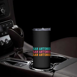San Antonio Texas Pride Sports Fan Style Skinny Tumbler TX Game Day San Antonio Texas Pride Sports Fan TS14 Print Your Wear