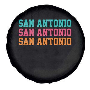 San Antonio Texas Pride Sports Fan Style Spare Tire Cover TX Game Day San Antonio Texas Pride Sports Fan
