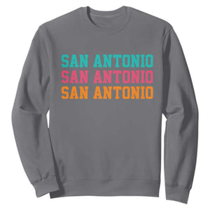 San Antonio Texas Pride Sports Fan Style Sweatshirt TX Game Day San Antonio Texas Pride Sports Fan