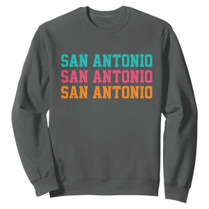 San Antonio Texas Pride Sports Fan Style Sweatshirt TX Game Day San Antonio Texas Pride Sports Fan
