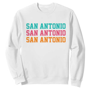 San Antonio Texas Pride Sports Fan Style Sweatshirt TX Game Day San Antonio Texas Pride Sports Fan