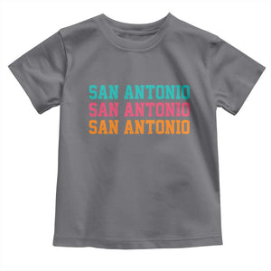 San Antonio Texas Pride Sports Fan Style Toddler T Shirt TX Game Day San Antonio Texas Pride Sports Fan
