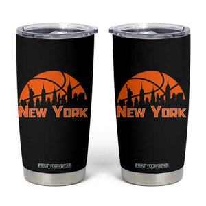 New York Skyline NY State Pride Tumbler Cup Game Day Sports Fan
