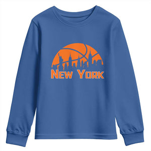 New York Skyline NY State Pride Youth Sweatshirt Game Day Sports Fan