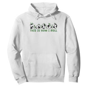This Is How I Roll Hoodie Cute Bear Panda Lover TS14 White Print Your Wear