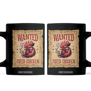 Funny Weed Lover Cannabis 420 Coffee Mug Fried Chicken TS14 Black Print Your Wear