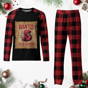 Funny Weed Lover Cannabis 420 Plaid Pajama Set Fried Chicken TS14 Buffalo Plaid Print Your Wear