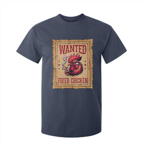 Funny Weed Lover Cannabis 420 T Shirt For Kid Fried Chicken TS14 Navy Print Your Wear