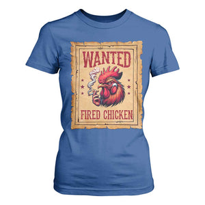 Funny Weed Lover Cannabis 420 T Shirt For Women Fried Chicken TS14 Royal Blue Print Your Wear