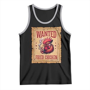 Funny Weed Lover Cannabis 420 Tank Top Fried Chicken TS14 Black Athletic Heather Print Your Wear