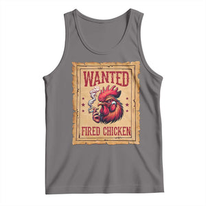 Funny Weed Lover Cannabis 420 Tank Top Fried Chicken TS14 Deep Heather Print Your Wear