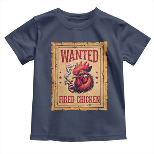 Funny Weed Lover Cannabis 420 Toddler T Shirt Fried Chicken TS14 Navy Print Your Wear