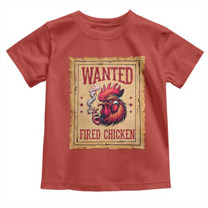 Funny Weed Lover Cannabis 420 Toddler T Shirt Fried Chicken TS14 Red Print Your Wear