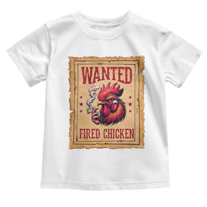 Funny Weed Lover Cannabis 420 Toddler T Shirt Fried Chicken TS14 White Print Your Wear