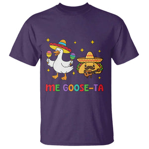Me Goose Ta Mexican T Shirt Funny Spanish Taco Mexican Food Meme TS14 Purple Print Your Wear