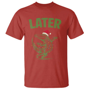 Funny Gator Sarcastic Christmas T Shirt Later Alligator TS14 Red Print Your Wear