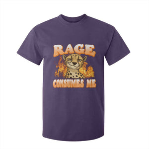 Cool Cheetah T Shirt For Kid Funny Range Consumes Me Sarcastic Wild Animal TS14 Purple Print Your Wear