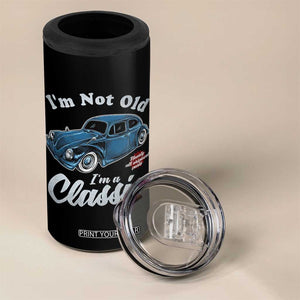 I'm Not Old I'm Classic 4 in 1 Can Cooler Tumbler Vintage Distressed Classic Bug Travel TS14 Print Your Wear