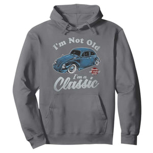 I'm Not Old I'm Classic Hoodie Vintage Distressed Classic Bug Travel TS14 Charcoal Print Your Wear