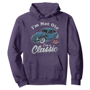 I'm Not Old I'm Classic Hoodie Vintage Distressed Classic Bug Travel TS14 Purple Print Your Wear
