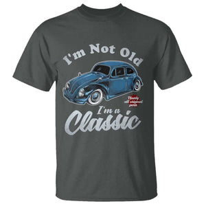 I'm Not Old I'm Classic T Shirt Vintage Distressed Classic Bug Travel TS14 Dark Heather Print Your Wear
