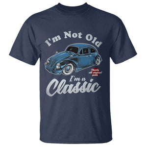 I'm Not Old I'm Classic T Shirt Vintage Distressed Classic Bug Travel TS14 Navy Print Your Wear