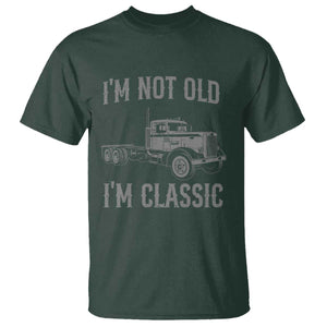I'm Not Old I'm Classic T Shirt Retro Needlenose Semi Truck Old School Distressed Big Rig 18 Wheeler