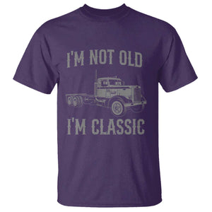 I'm Not Old I'm Classic T Shirt Retro Needlenose Semi Truck Old School Distressed Big Rig 18 Wheeler