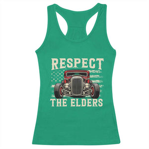Respect The Elders Racerback Tank Top 1932 American Classic Hotrod