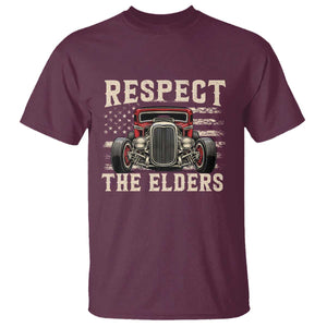 Respect The Elders T Shirt 1932 American Classic Hotrod