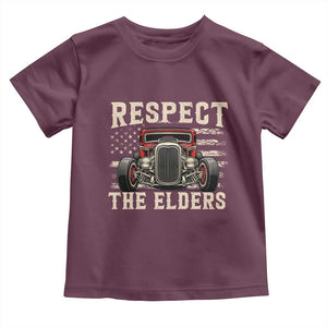 Respect The Elders Toddler T Shirt 1932 American Classic Hotrod