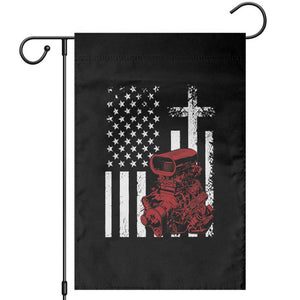 Classic Big Block Blower Garden Flag Patriotic Racing Engine American Flag Christian Cross TS14 Black Print Your Wear