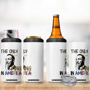Martin Luther King Jr 4 in 1 Can Cooler Tumbler The Only King An America TS14 Print Your Wear
