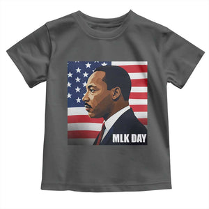 Martin Luther King Jr Toddler T Shirt Human Rights TS14 Dark Heather Print Your Wear