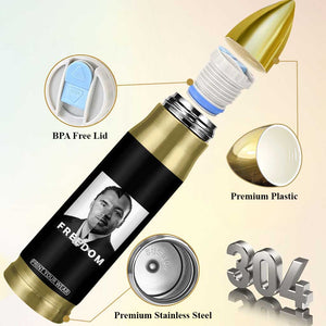 Freedom Charlie Kirk Bullet Tumbler Martin Luther King Jr TS14 Print Your Wear